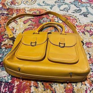 Yellow Dooney and Burke Bag